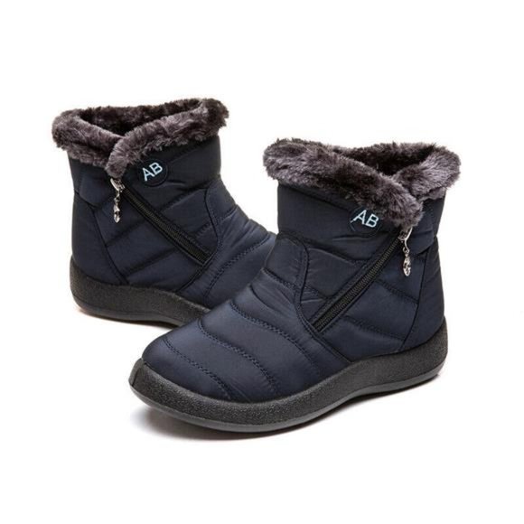 Shoes - Ladies Snow Winter Boots Furlined Warm Boots Shoes